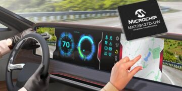 First Automotive-Qualified, Single-Chip Solution for Large, Ultrawide Touch Displays