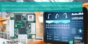 Maxim Integrated’s Trinamic Servo Controller/Driver Module Accelerates Robotics and Automation Equipment While Cutting Power Loss by 75 Percent