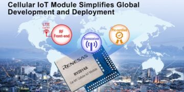 Renesas Launches LTE CAT-M1 Module For Massive IoT Based On Carrier-Proven Monarch Technology From Sequans