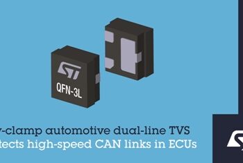 Low-Capacitance Automotive Transient Voltage Suppressor from STMicroelectronics