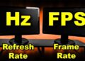 Frame rate and Refresh rate