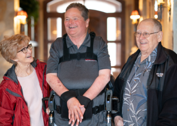 Arrow Electronics SAM Suit helps Quadriplegic Former IndyCar Driver Walk Again