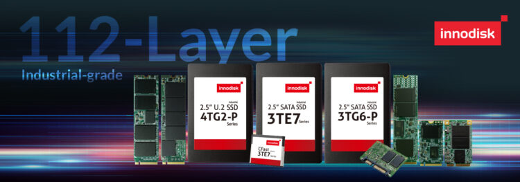 Innodisk Releases the World’s First Industrial-grade 112-Layer 3D TLC SSDs