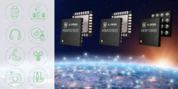 New E-PEAS Compact Ultra-Efficient Battery Chargers Target Wearable, Medical and Smart Sensor Products