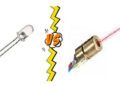 LED  vs laser diode