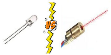 LED  vs laser diode