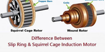 squirrel cage vs slip ring motor