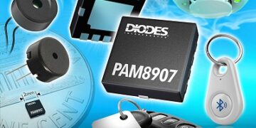 22VPP/31VPP Selectable Output Piezo Sounder Driver from Diodes Incorporated Drives Higher SPL and Longer Runtimes