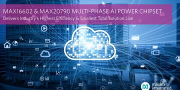 Maxim Integrated’s Multi-Phase AI Power Chipset Delivers Industry’s Highest Efficiency and Smallest Total Solution Size