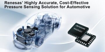 Renesas Introduces Highly Accurate, Cost-Effective Pressure Sensing Solution for Automotive Applications