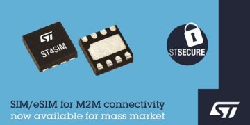 STMicroelectronics Announces Mass-Market Availability of ST4SIM GSMA-compliant eSIMs for M2M Applications