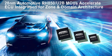 Renesas Expands Lineup of 28nm Cross-Domain Automotive Control Microcontrollers