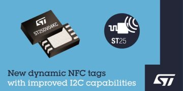 STMicroelectronics Boosts Flexibility and Speed with Enhancements to ST25DV Dual-Interface NFC Tags