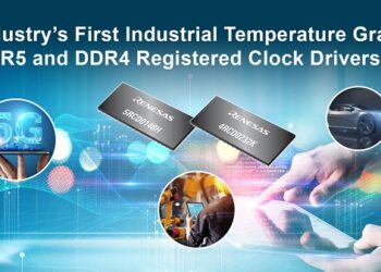 Renesas Introduces Industry’s First Industrial Temperature Grade DDR5 and DDR4 Registered Clock Drivers