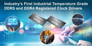 Renesas Introduces Industry’s First Industrial Temperature Grade DDR5 and DDR4 Registered Clock Drivers