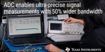 TI’s new precision wideband ADC pushes data-acquisition performance higher while cutting size and power consumption in half