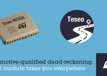 STMicroelectronics’ Automotive-Qualified Navigation Module with Dead Reckoning Simplifies Design and Boosts Performance