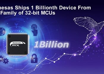 Renesas Ships 1 Billionth Device From RX Family of 32-bit Microcontrollers