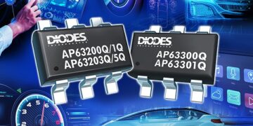 Small Footprint 3.8V-32V Buck Converters from Diodes Incorporated Support High-Efficiency Automotive PoL Applications