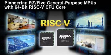 Renesas Pioneers RISC-V Technology With RZ/Five General-Purpose MPUs Based on 64-Bit RISC-V CPU Core