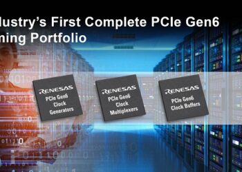 Renesas Introduces Industry’s First PCIe Gen6 Clock Buffers and Multiplexers