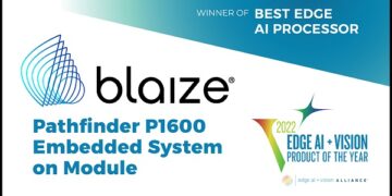 Edge AI and Vision Alliance awards Blaize®, Inc., Best Edge AI Processor in annual Product of the Year ceremony