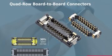 Molex Sets New Standard in Space-Saving Connections with Commercial Availability of Ground-Breaking Quad-Row Board-to-Board Connectors