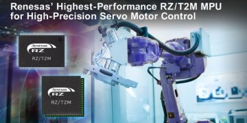 Renesas Releases Its Highest-Performance RZ/T2M Motor Control MPU Enabling Fast, High-Precision Control of Servo Motors