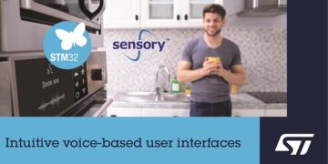 STMicroelectronics and Sensory collaborate to enable mass-market adoption of embedded voice control through STM32Cube software ecosystem