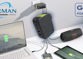 HARMAN Delivers Fast-Charging, Pocket-Sized 4-Port 100W GaN Charger Powered by GaN Systems