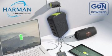 HARMAN Delivers Fast-Charging, Pocket-Sized 4-Port 100W GaN Charger Powered by GaN Systems