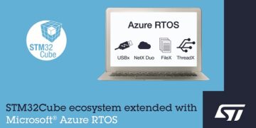 STMicroelectronics extends Microsoft® Azure RTOS development across STM32 microcontroller family