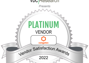 congatec receives VDC Research’s Platinum Vendor Satisfaction Award for IoT & Embedded Hardware technology