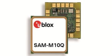 u-blox announces best-in-class, low-power multi-GNSS module with built-in antenna