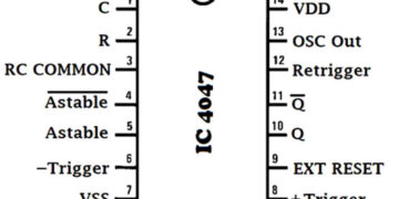 What is 4047 IC : Pin Configuration & Its Working