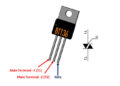 BT136 600E TRIAC : Pin Configuration & Its Applications