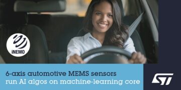 STMicroelectronics releases first automotive IMU with embedded machine learning