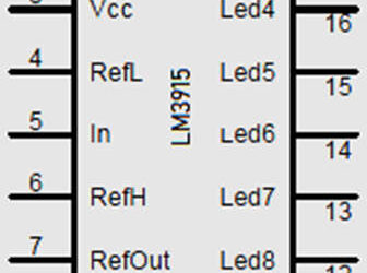LM3915 IC Visualized Audio Level Display