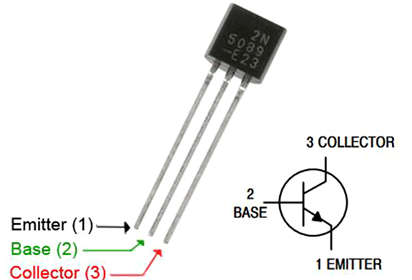 2N5089 NPN Transistor : Pin Configuration & Its Applications ...