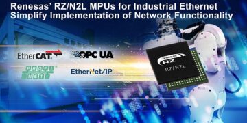 Renesas’ RZ/N2L MPUs for Industrial Ethernet Simplify Implementation of Network Functionality in Industrial Equipment