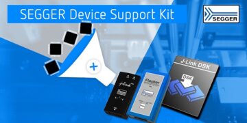 SEGGER makes it easy to add support for new devices to J-Link and Flasher