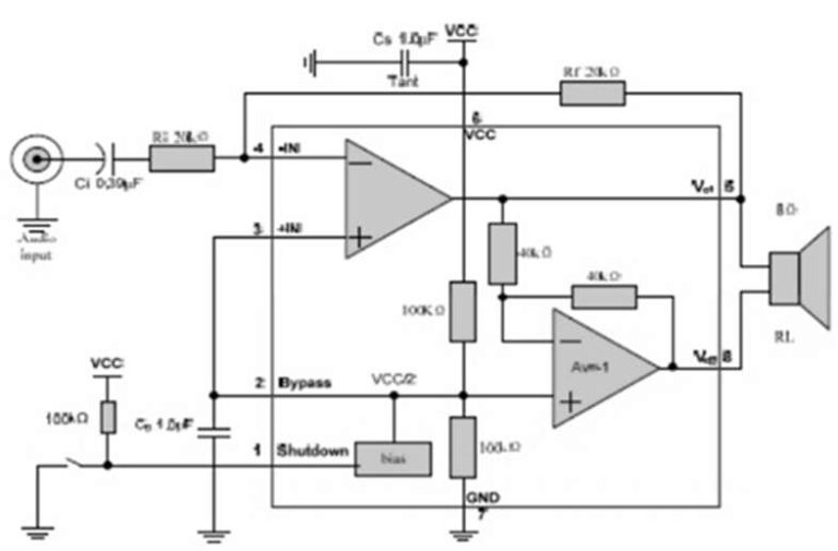 MD8002A Audio Amplifier Pin Configuration & Its Applications