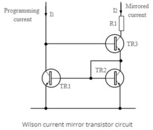 3 transistor current mirror