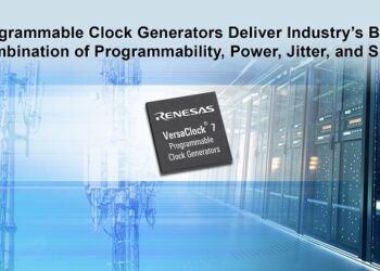Renesas’ New Programmable Clock Generator Delivers Industry’s Best Combination of Programmability, Power, Jitter, and Size