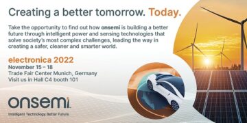 onsemi to Demo Multiple Innovative Technologies at electronica 2022