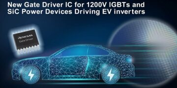 Renesas Introduces New Gate Driver IC for IGBTs and SiC MOSFETs Driving EV Inverters