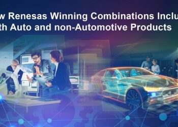 Renesas Delivers 10 New Winning Combinations That Include Both Automotive and Non-Automotive Products