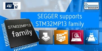 The complete SEGGER ecosystem fully supports ST’s new MPUs