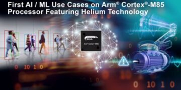 Renesas to Demonstrate First AI Implementations on the Arm Cortex-M85 Processor Featuring Helium Technology at Embedded World