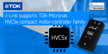 SEGGER announces J-Link support for the TDK-Micronas HVC 5x SOC series